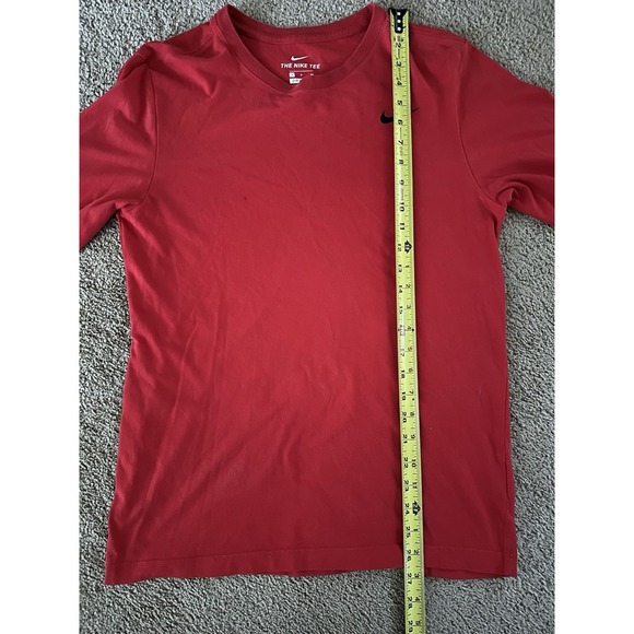 Men's‎ NIKE Red Long Sleeve; Size Small - Picture 5 of 5